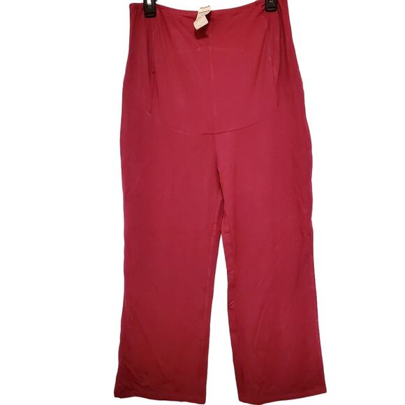 POKKORI Pants - Size Medium POKKORI Maternity Lounge Pants Magenta Cropped